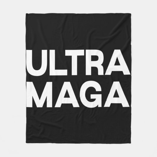 ウルトラマガおもしろい引用文 フリースブランケット (正面)