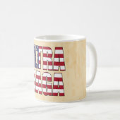 ウルトラマガトランプサポーター💡再素晴らしびアメリカ コーヒーマグカップ (正面右)