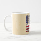 ウルトラマガトランプサポーター💡再素晴らしびアメリカ コーヒーマグカップ (左)