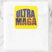 ウルトラマガトランプサポーター💡再素晴らしびアメリカ スクエアシール (バッグ)