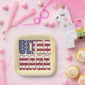 ウルトラマガトランプサポーター💡再素晴らしびアメリカ ペーパープレート (パーティー)