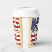 ウルトラマガトランプサポーター💡再素晴らしびアメリカ 紙コップ (左)