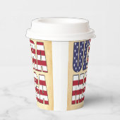 ウルトラマガトランプサポーター💡再素晴らしびアメリカ 紙コップ (右)