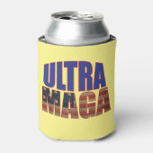 ウルトラマガトランプサポーター💡再素晴らしびアメリカ 缶クーラー (缶正面)