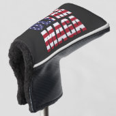 ウルトラマガトランプサポーター⛳ 素晴らしアメリカ ゴルフヘッドカバー (3/4 正面)