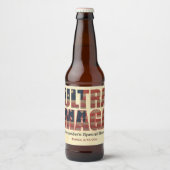 ウルトラマガトランプサポーター🚗 素晴らしアメリカ ビールラベル (正面)