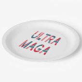 ウルトラマガトランプ愛国的共和党保守派 ペーパープレート (アングル)