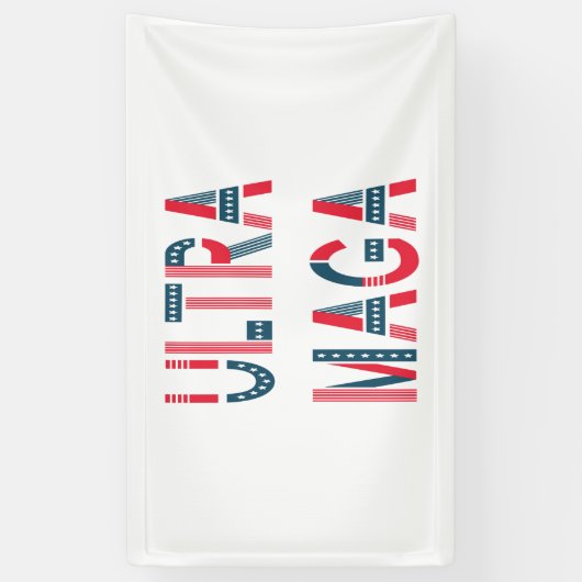 ウルトラマガトランプ愛国的共和党保守派 横断幕 (縦)