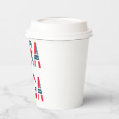 ウルトラマガトランプ愛国的共和党保守派 紙コップ (左)