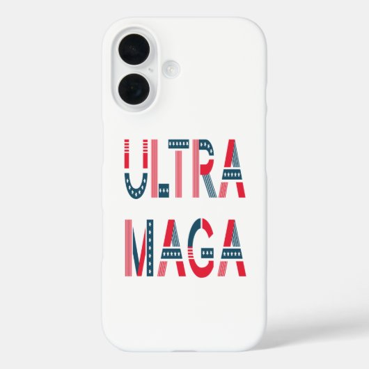 ウルトラマガトランプ愛国的共和党保守派 Case-Mate iPhoneケース (裏面)