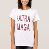 ウルトラマガトランプ愛国的共和党保守派 Tシャツ (正面)