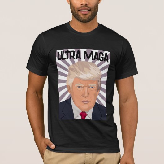 ウルトラマガドナルドトランプ2024 Tシャツ (正面)
