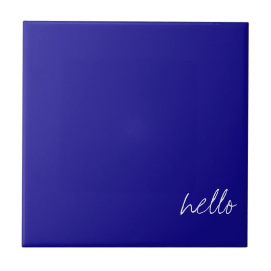 ウルトラマパーソナライズされたリンブルー タイル (正面)