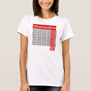 ウルトラマラソン50マイル スマイル Tシャツ