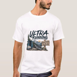 ウルトラマラソン トレイルランニング マラソンが短すぎる Tシャツ