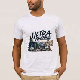 ウルトラマラソン トレイルランニング マラソンは短すぎる Tシャツ