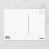 ウルトラマリンに浮かぶ黄色いか海 ポストカード (裏面)