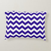 ウルトラマリンブルーシェブロン アクセントクッション (裏面)