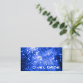 ウルトラマリンブルースターズ天球写真 名刺 (スタンド正面)