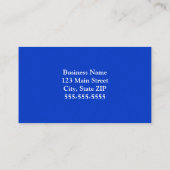 ウルトラマリンブルースターズ天球写真 名刺 (裏面)