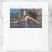 ウルトラマリンマーメイド 長方形シール (バッグ)