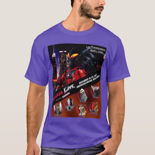 ウルトラマンライブ2025 ウルトラ怪獣 Tシャツ (正面)