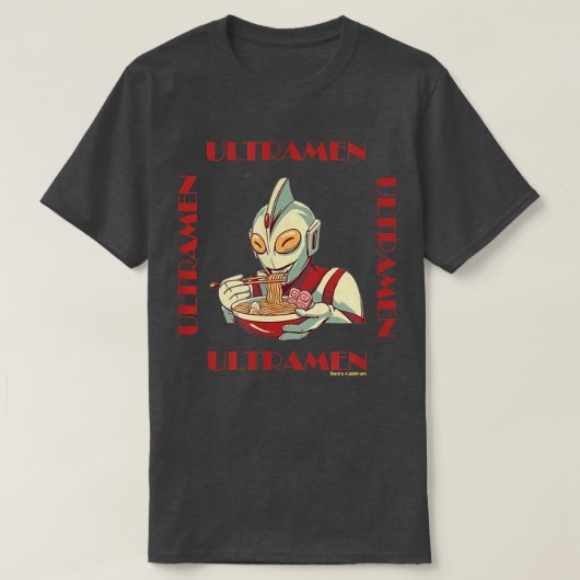 ウルトラマンラーメン Tシャツ (デザイン正面)