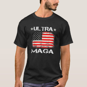 ウルトラマ誇りを持ったガアンチバイデン氏米国国旗プロトランプ2024 Tシャツ