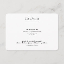 ウルトラミニマリスト白黒結婚ズ エンクロージャーカード