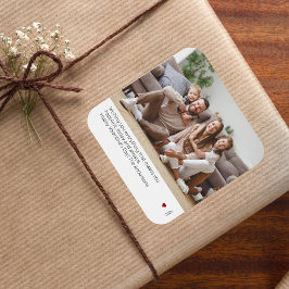 ウルトラミニマルバモダンレンタインの写真シール スクエアシール