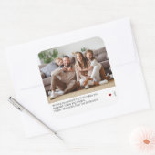 ウルトラミニマルバモダンレンタインの写真シール スクエアシール (封筒)