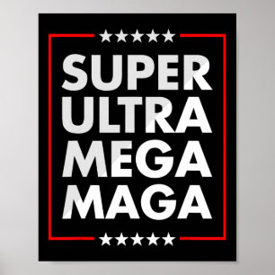 ウルトラメガマガトランプ自由主義の共和党支持者 ポスター