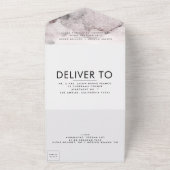 ウルトラモダンイ結婚ンク オールインワン招待状 (外側)