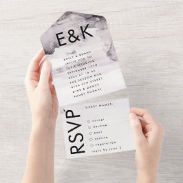 ウルトラモダンイ結婚ンク オールインワン招待状