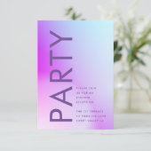 ウルトラモダングラディエント紫秋の結婚式 エンクロージャーカード (スタンド正面)