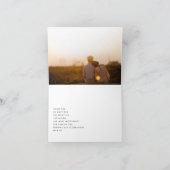 ウルトラモダンビッはっきりしたクTNXシンプル サンキューカード (内部)