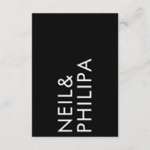 ウルトラモダンビッはっきりしたグネームDINE DANCE 結婚's エンクロージャーカード (裏面)