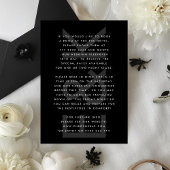 ウルトラモダンビッはっきりしたグモノグラムシンプル結婚 エンクロージャーカード