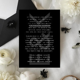 ウルトラモダンビッはっきりしたグモノグラムシンプル結婚 エンクロージャーカード