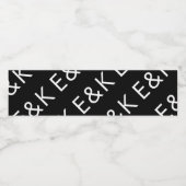 ウルトラモダンビッはっきりしたグモノグラムシンプル ペットボトルラベル (シングルラベル)