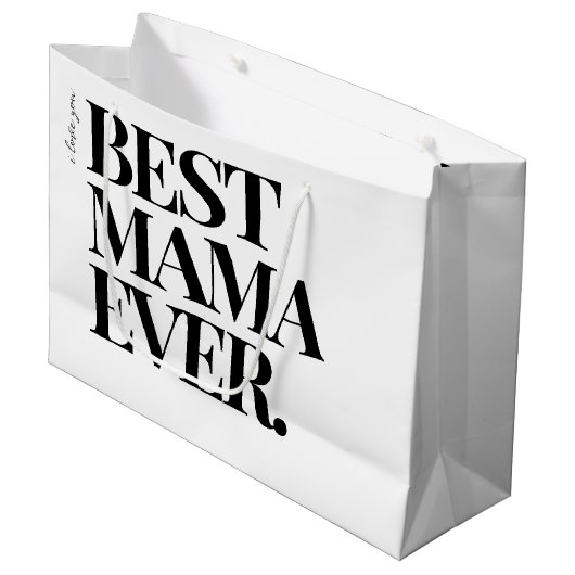 ウルトラモダンマ最高のマはっきりした・エバー ラージペーパーバッグ (正面アングル)