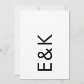 ウルトラモダンモノグ結婚ラム 招待状 (裏面)