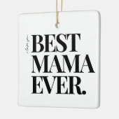 ウルトラモダンーはっきりした最高のマ・エバーの写真 セラミックオーナメント (左)