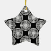 ウルトラモダンーサークルスターオーナメントシルバー セラミックオーナメント (裏面)