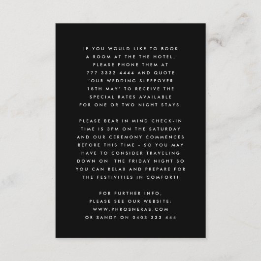 ウルトラモダンー名ビッシンプルク結婚 エンクロージャーカード (正面)