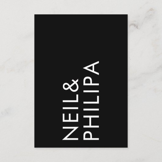 ウルトラモダンー名ビッシンプルク結婚 エンクロージャーカード (裏面)