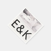 ウルトラモダン結婚ス スタンダードカクテルナプキン (角)