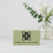 ウルトラモダーブロック水平名刺、Sage 名刺 (スタンド正面)