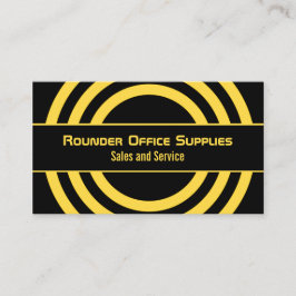 ウルトラモデル半円名刺、黄 名刺