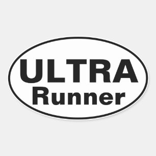ウルトラランナー 楕円形シール